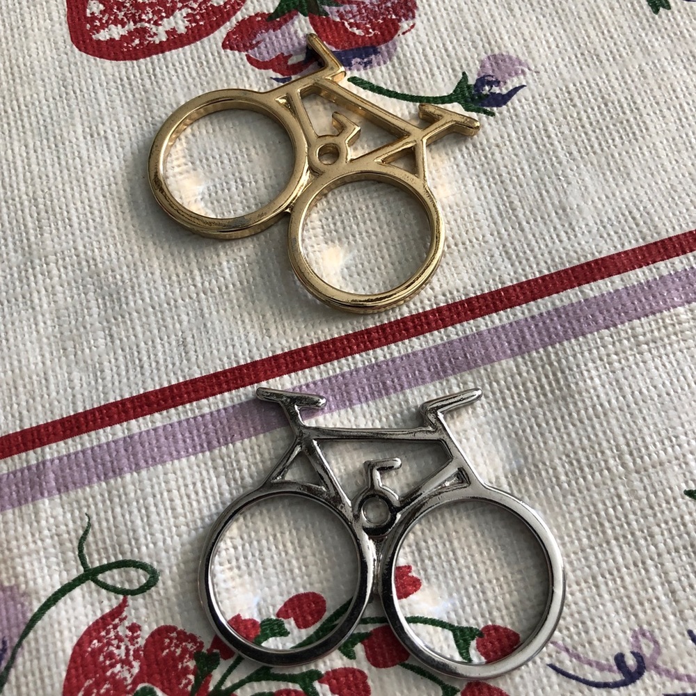 Two bicycle rings